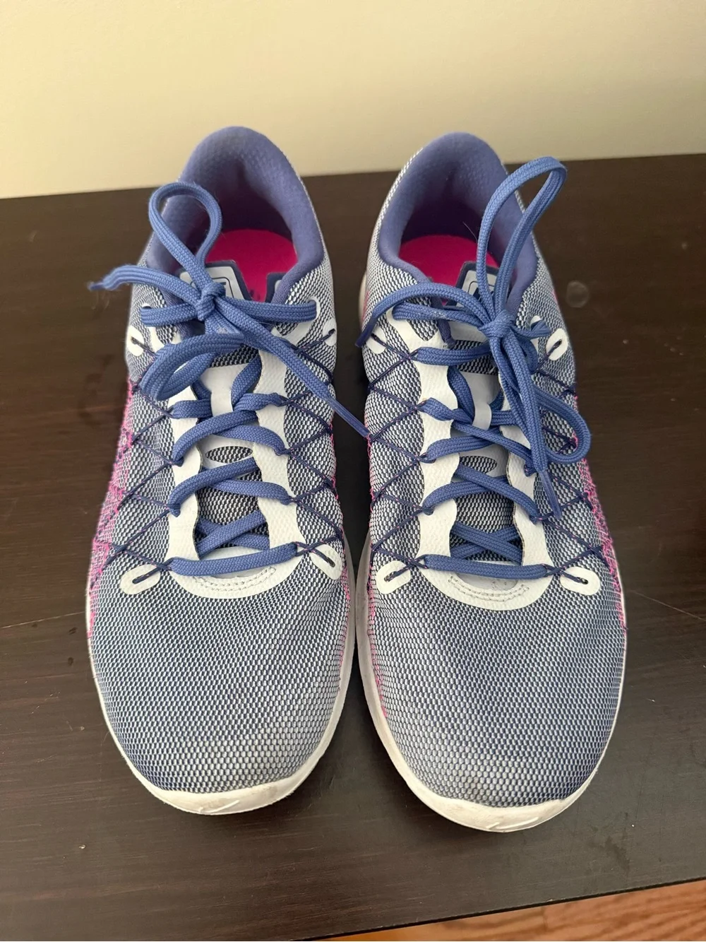 Nike Women’s Lightweight Running Shoes - Purple with Pink Swoosh - Picture 4 of 6